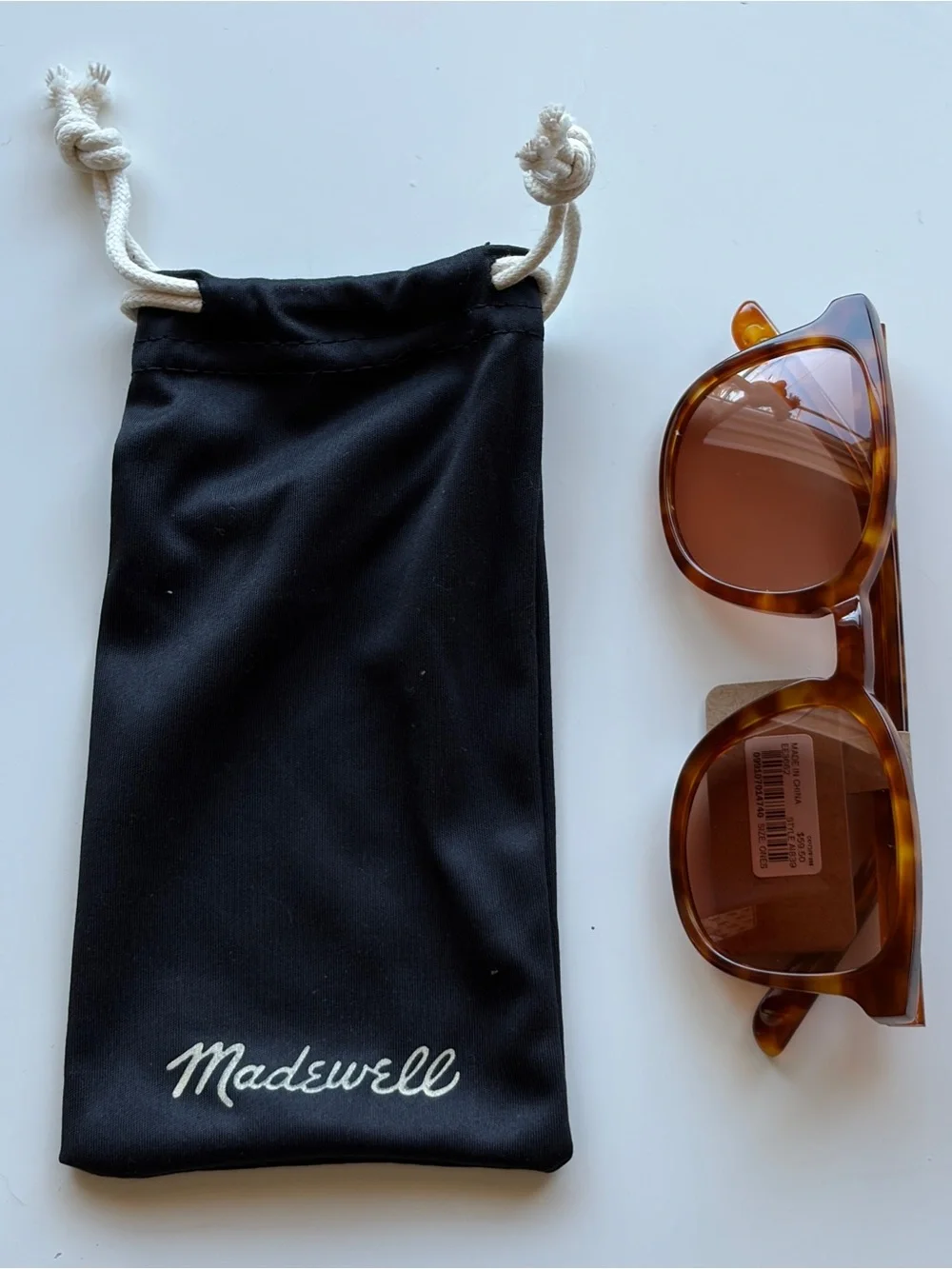 Madewell Ashcroft Sunglasses, 100% UVA/UVB, Whiskey Tortoise, NWT!